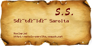 Sétáló Sarolta névjegykártya